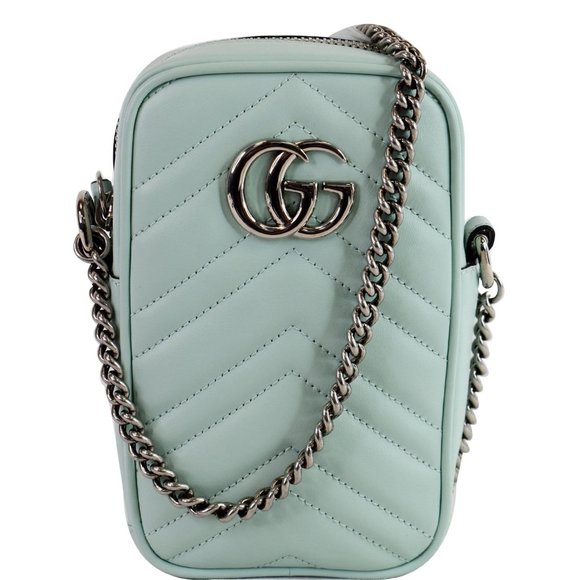 Gucci Handbags - GUCCI  GG Marmont Mini Matelasse Leather Crossbody